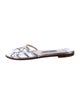 Jimmy Choo Leather Printed Slides