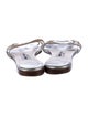 Jimmy Choo Leather Printed Slides