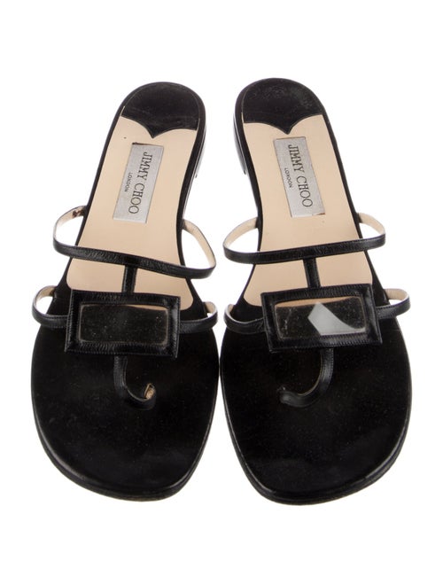 Jimmy Choo Leather Flip Flops