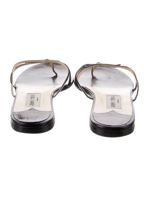 Jimmy Choo Leather Flip Flops