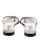 Jimmy Choo Leather Flip Flops