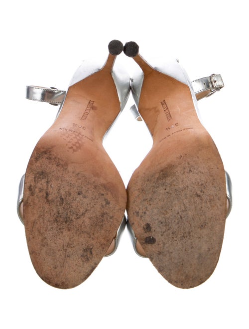 Jimmy Choo Patent Leather Cutout Accent Sandals