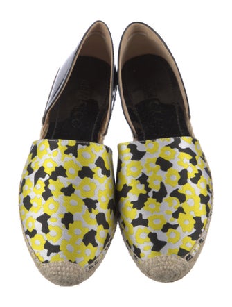 Jimmy Choo Patent Leather Animal Print D'Orsay Flats