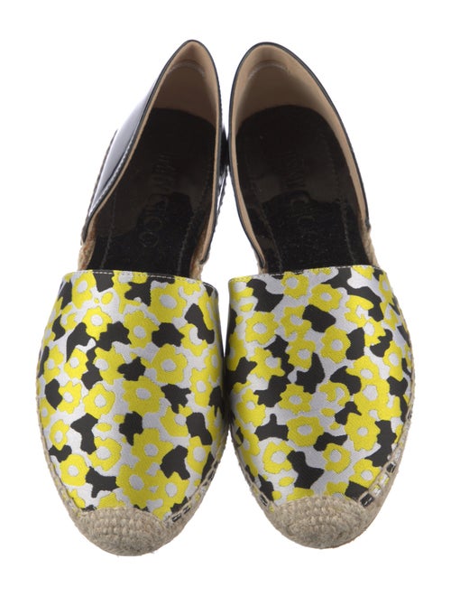 Jimmy Choo Patent Leather Animal Print D'Orsay Flats