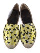 Jimmy Choo Patent Leather Animal Print D'Orsay Flats