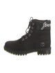 Jimmy Choo x Timberland Suede Patterned Combat Boots