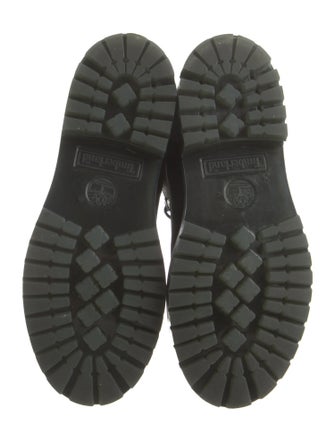 Jimmy Choo x Timberland Suede Patterned Combat Boots