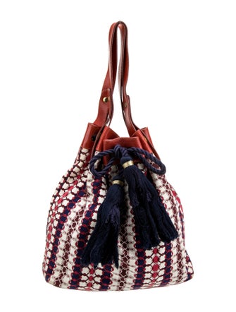 Jimmy Choo Canvas Bucket Bag