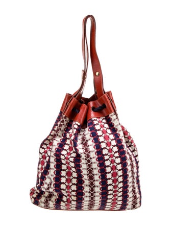 Jimmy Choo Canvas Bucket Bag