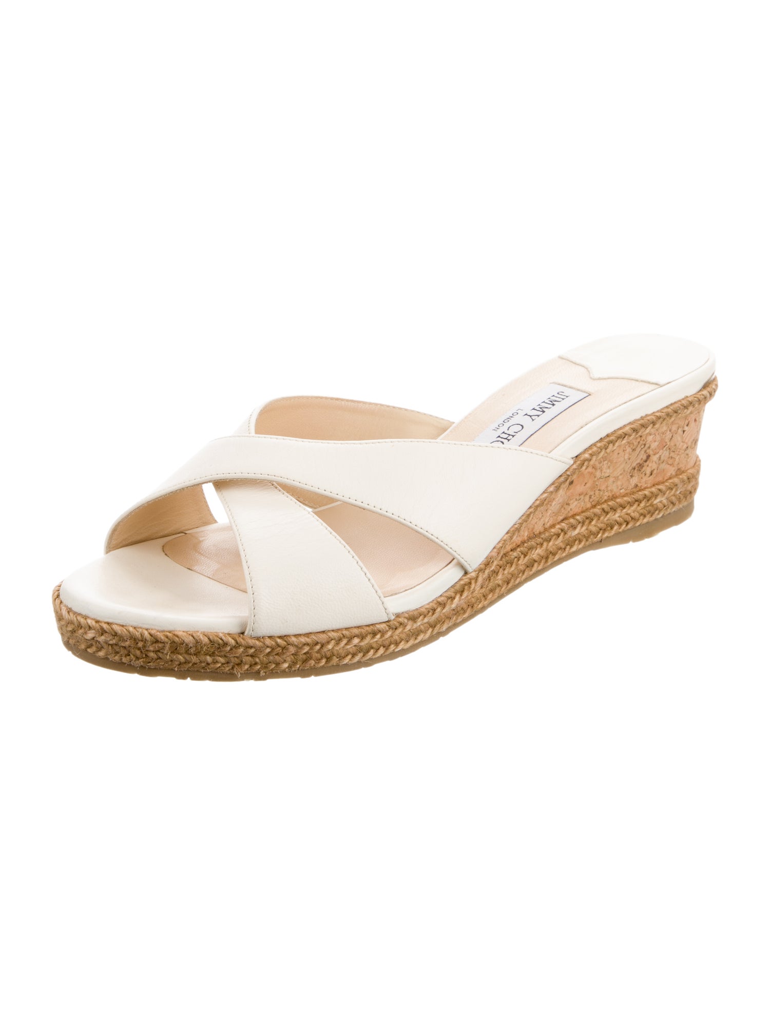 Jimmy Choo Leather Espadrilles