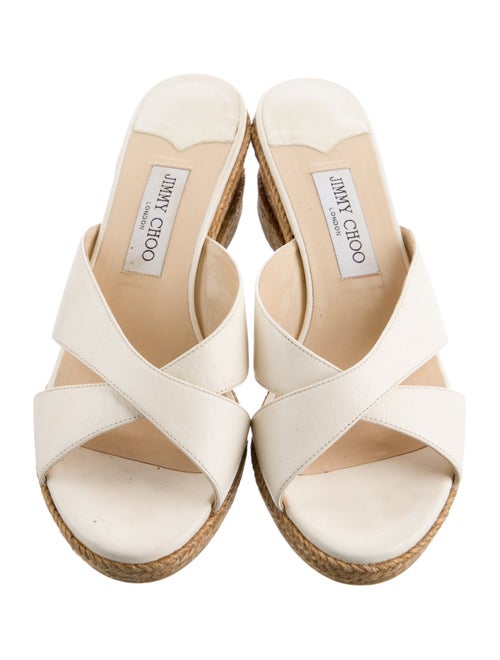Jimmy Choo Leather Espadrilles