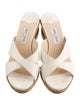 Jimmy Choo Leather Espadrilles