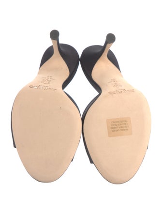 Jimmy Choo Satin Mesh Accents Slides