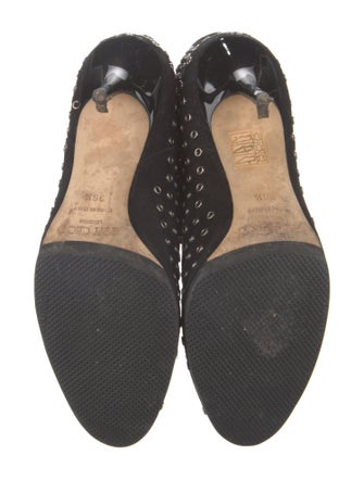 Jimmy Choo Suede Lasercut Accents Boots