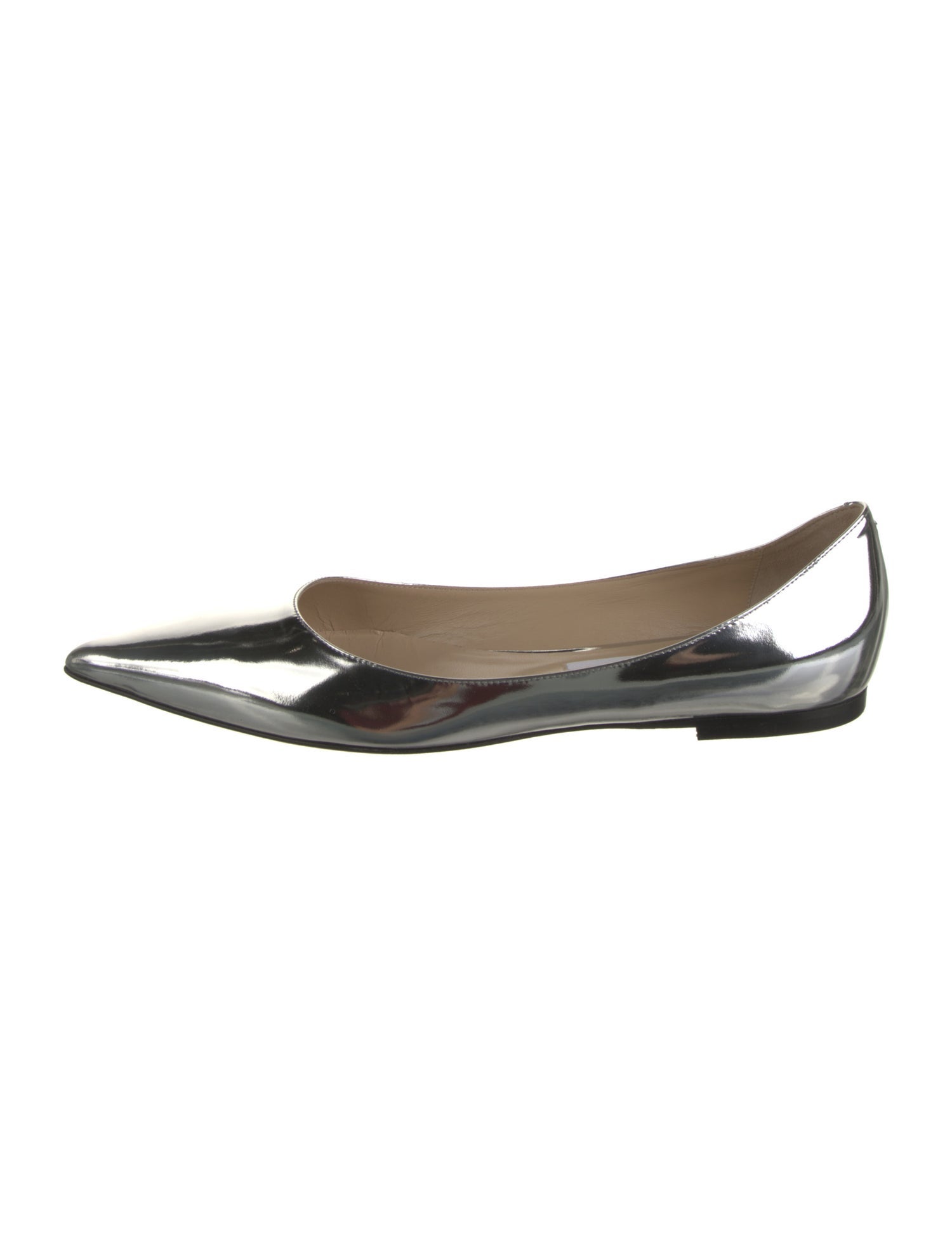 Jimmy Choo Leather Ballet Flats