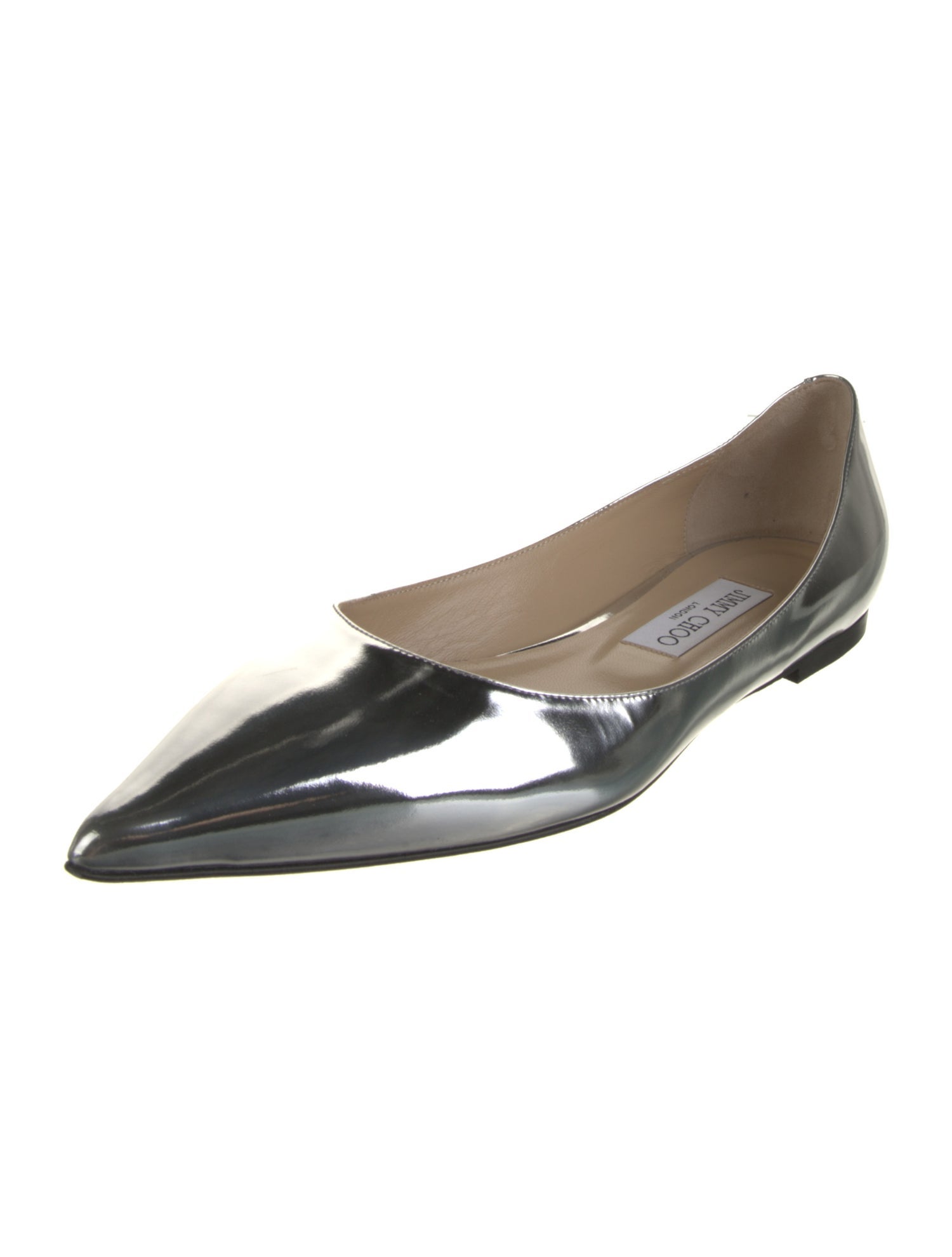 Jimmy Choo Leather Ballet Flats