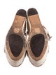Jimmy Choo Straw Crystal Embellishments Espadrilles