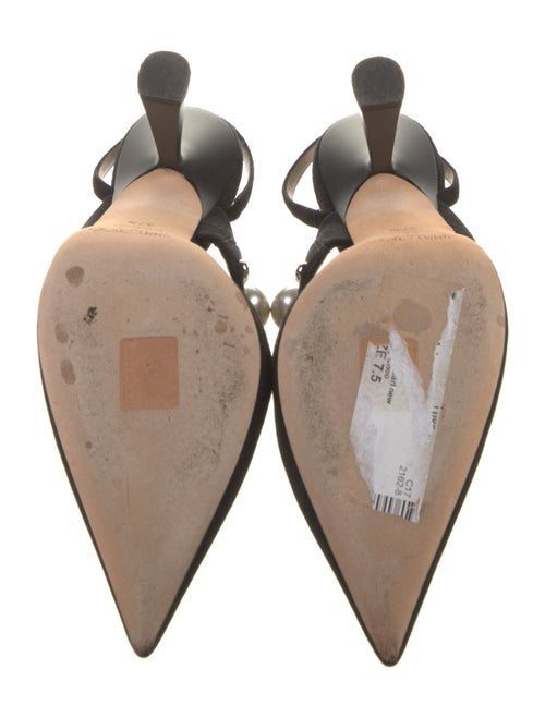 Jimmy Choo Suede Studded Accents Mules