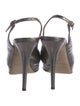 Jimmy Choo GG Embossed Embossed Leather Slingback Pumps