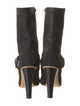 Jimmy Choo Suede Leather Trim Embellishment Boots
