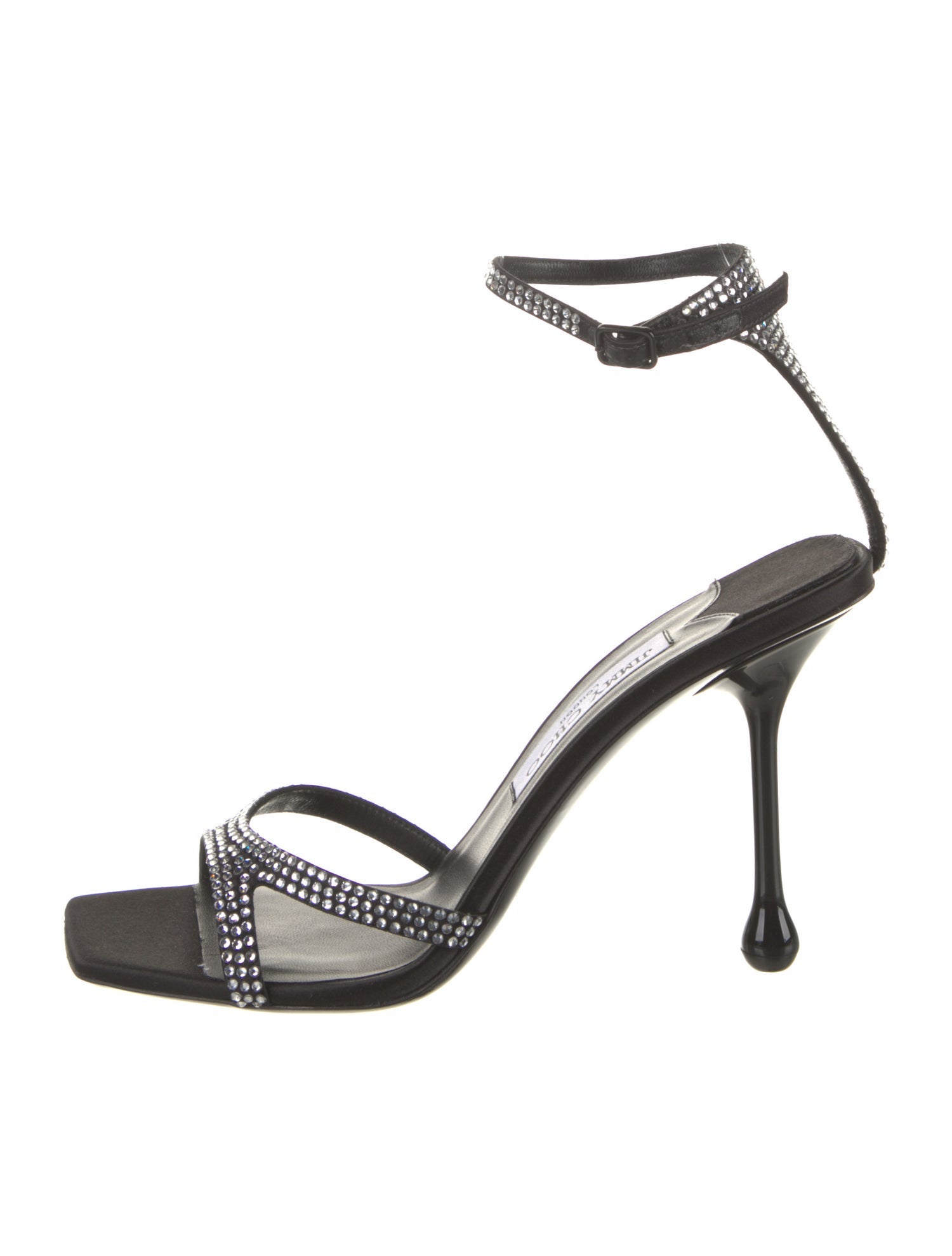 Jimmy Choo Crystal Crystal Embellishments Sandals