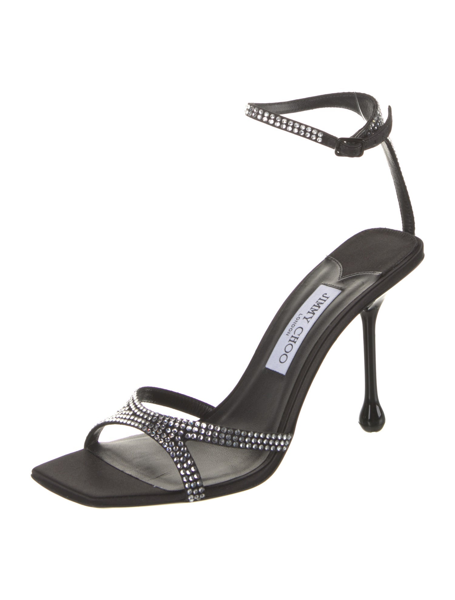 Jimmy Choo Crystal Crystal Embellishments Sandals