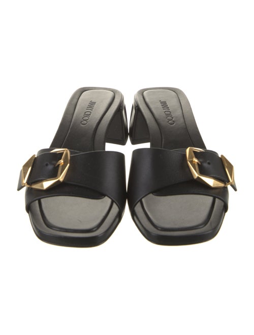 Jimmy Choo Leather Slides