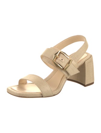 Jimmy Choo Raffia Slingback Sandals