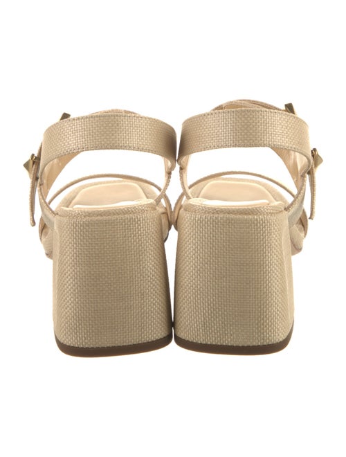 Jimmy Choo Raffia Slingback Sandals