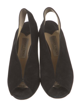 Jimmy Choo Suede Slingback Pumps