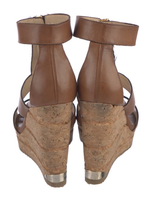 Jimmy Choo Leather T-Strap Sandals