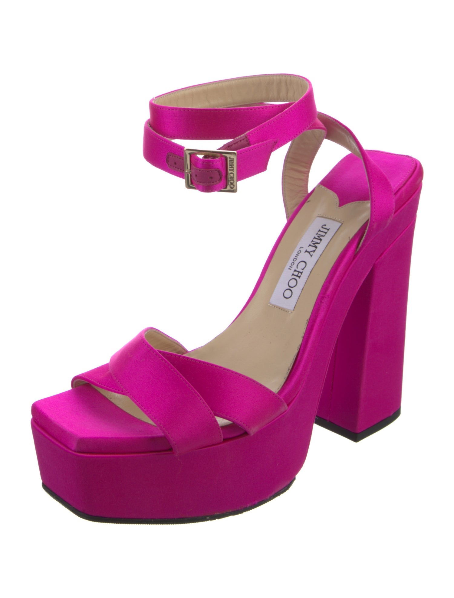 Jimmy Choo Satin Sandals