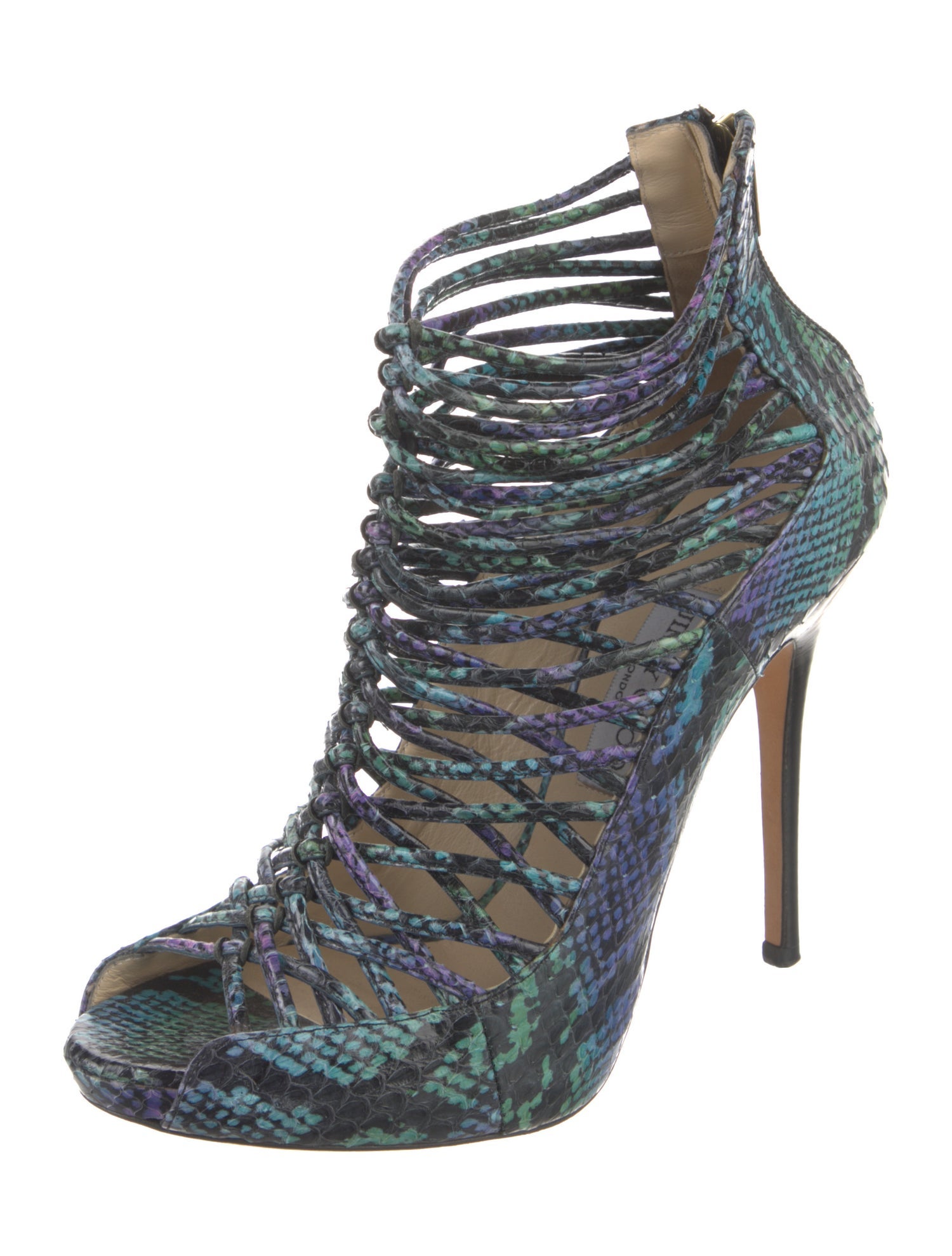 Jimmy Choo Snakeskin Animal Print Pumps