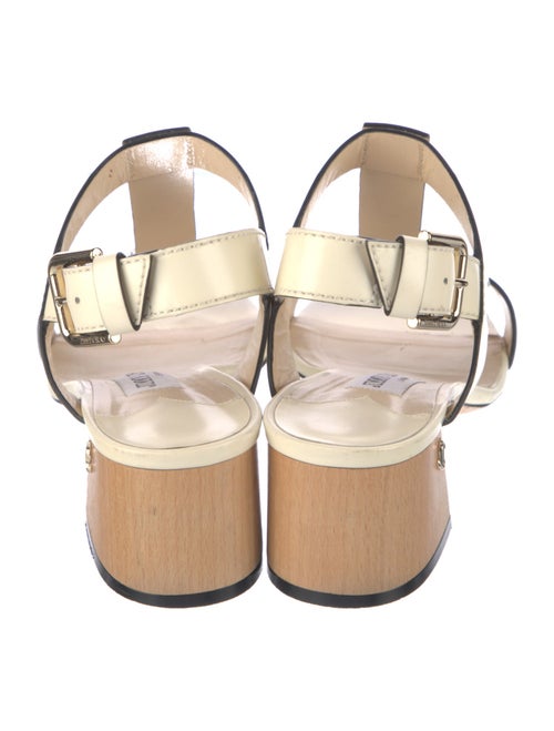 Jimmy Choo Leather T-Strap Sandals