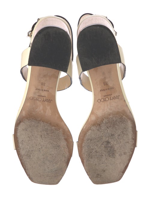 Jimmy Choo Leather T-Strap Sandals