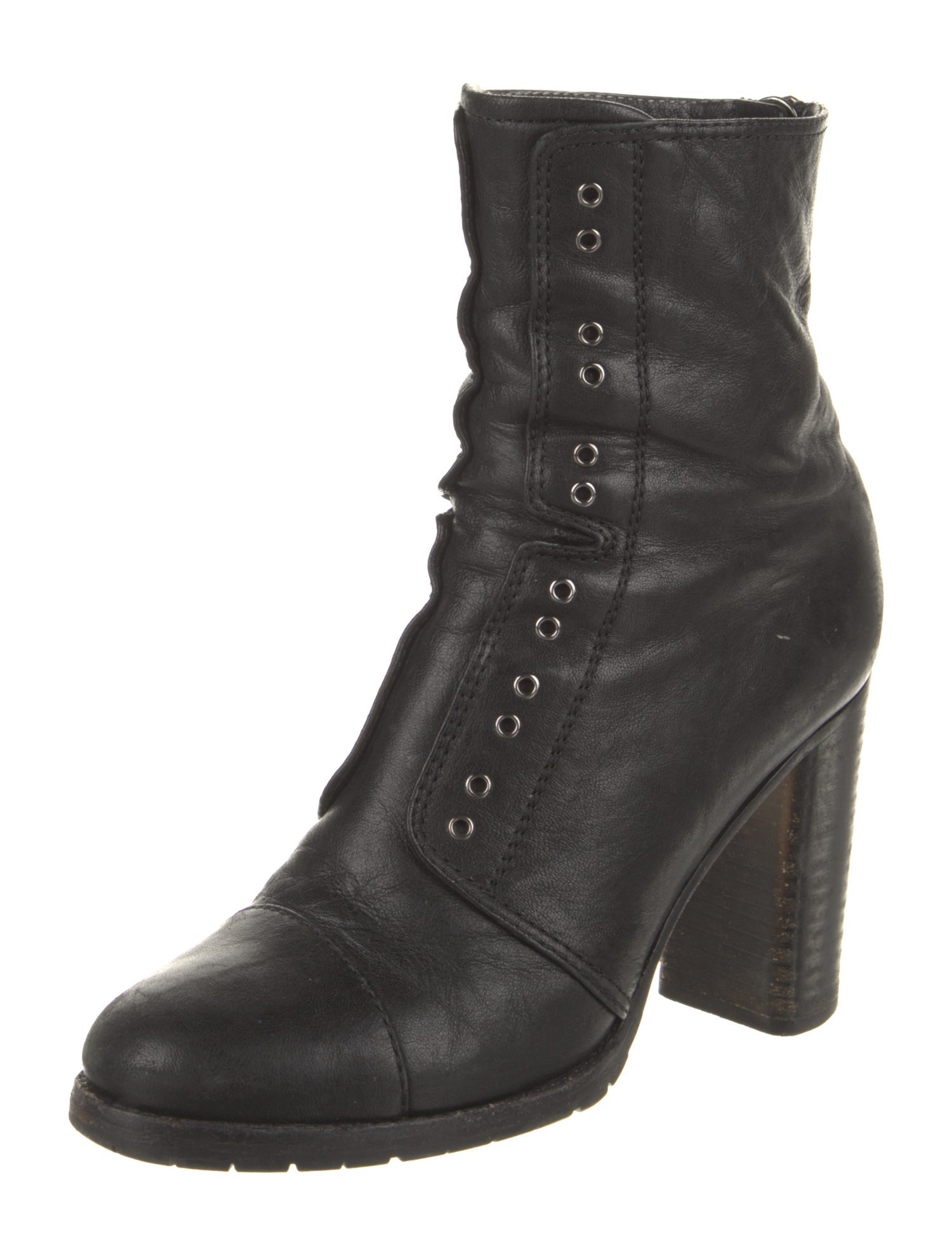 Jimmy Choo Leather Lace-Up Boots