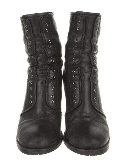 Jimmy Choo Leather Lace-Up Boots