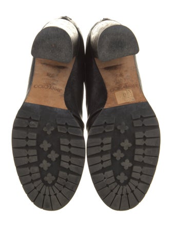 Jimmy Choo Leather Lace-Up Boots