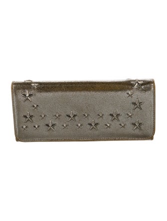 Jimmy Choo Leather Printed Wallet