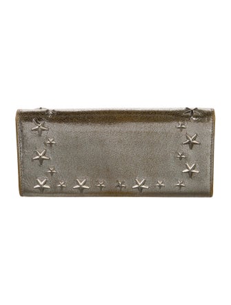 Jimmy Choo Leather Printed Wallet