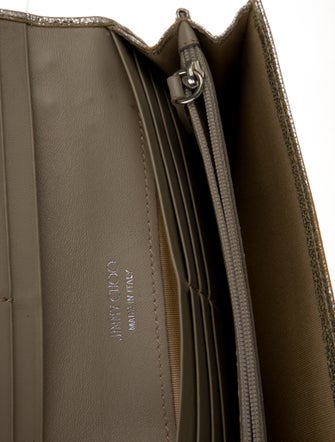 Jimmy Choo Leather Printed Wallet
