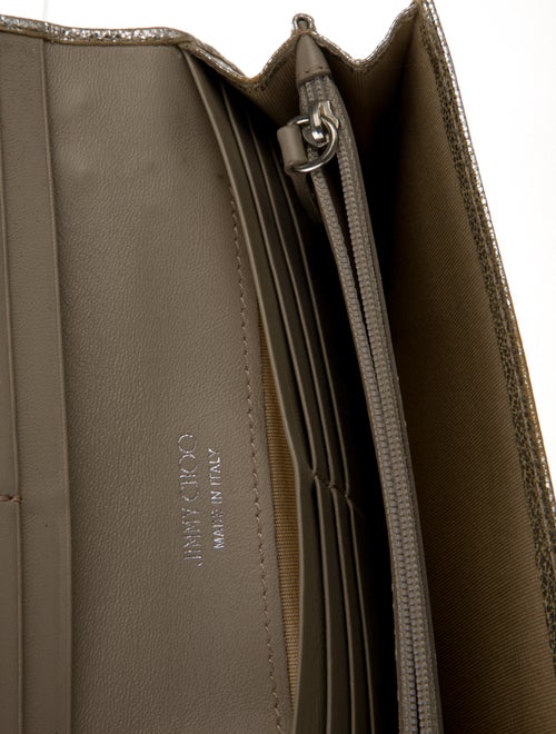 Jimmy Choo Leather Printed Wallet