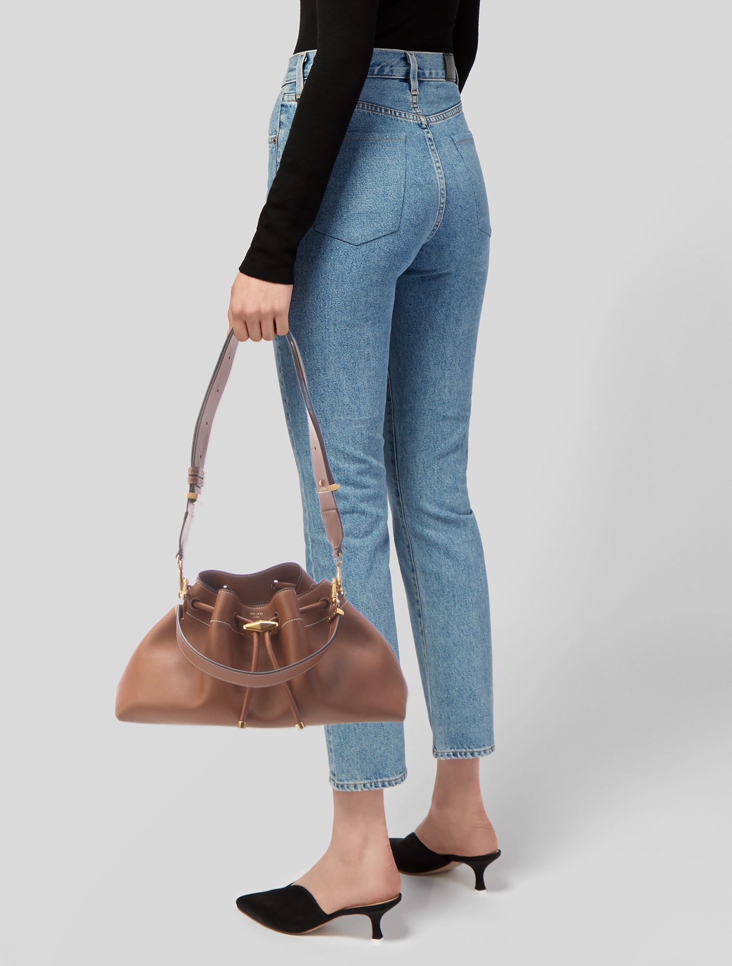 Jimmy Choo Leather Cinch Medium