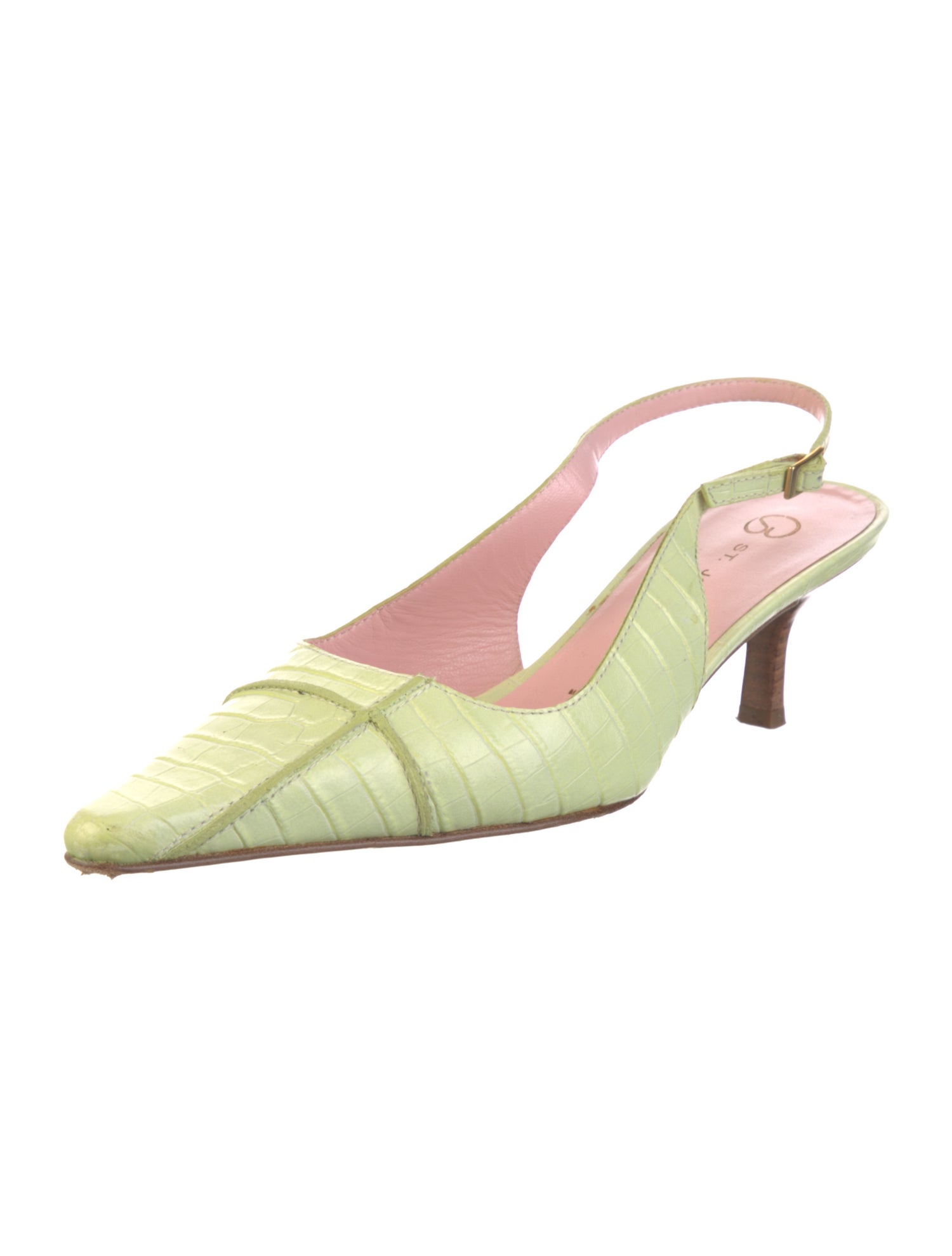 Jimmy Choo Leather Slingback Pumps