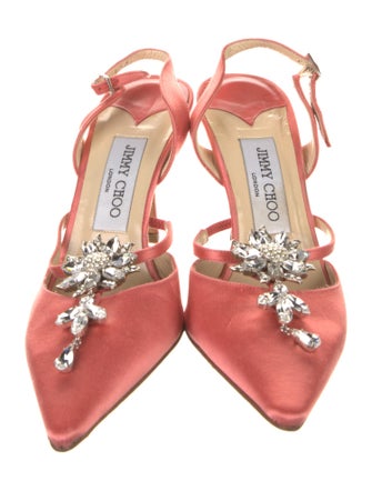 Jimmy Choo Satin Slingback Pumps