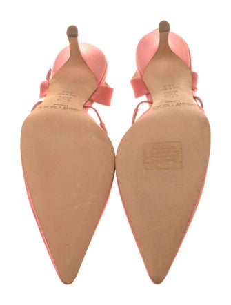 Jimmy Choo Satin Slingback Pumps