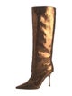 Jimmy Choo Embossed Leather Boots