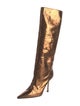 Jimmy Choo Embossed Leather Boots