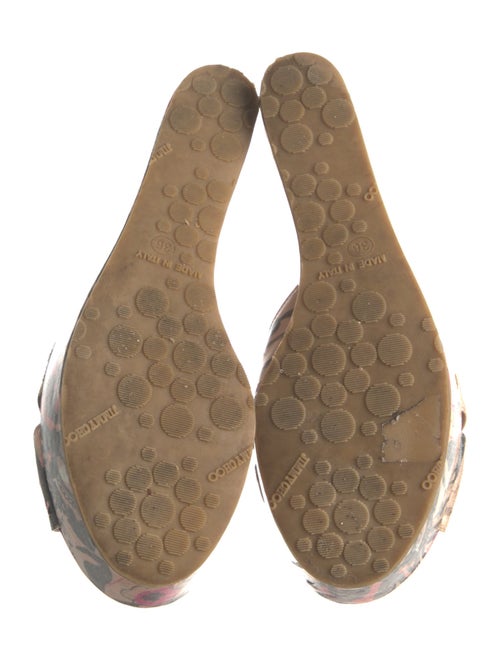 Jimmy Choo Leather Printed Slides