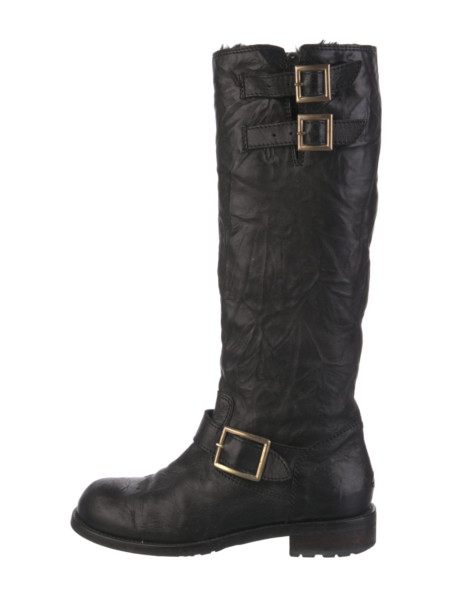 Jimmy Choo Leather Riding Boots